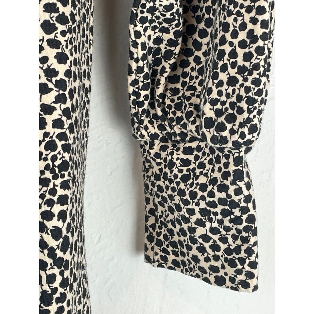 ~ NEW ModCloth M Dress Effie's Heart Cotton Spandex Pockets Long Sleeves Floral - Picture 4 of 15